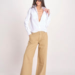 pantalone 5 tasche PIA CONFORTBULL BEIGE true avenue 