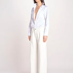 pantalone 5 tasche PIA CONFORTBULL IVORY true avenue 