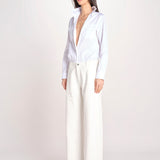 pantalone 5 tasche PIA CONFORTBULL IVORY true avenue 