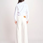 pantalone 5 tasche PIA CONFORTBULL IVORY true avenue 
