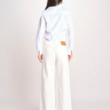 pantalone 5 tasche PIA CONFORTBULL IVORY true avenue 