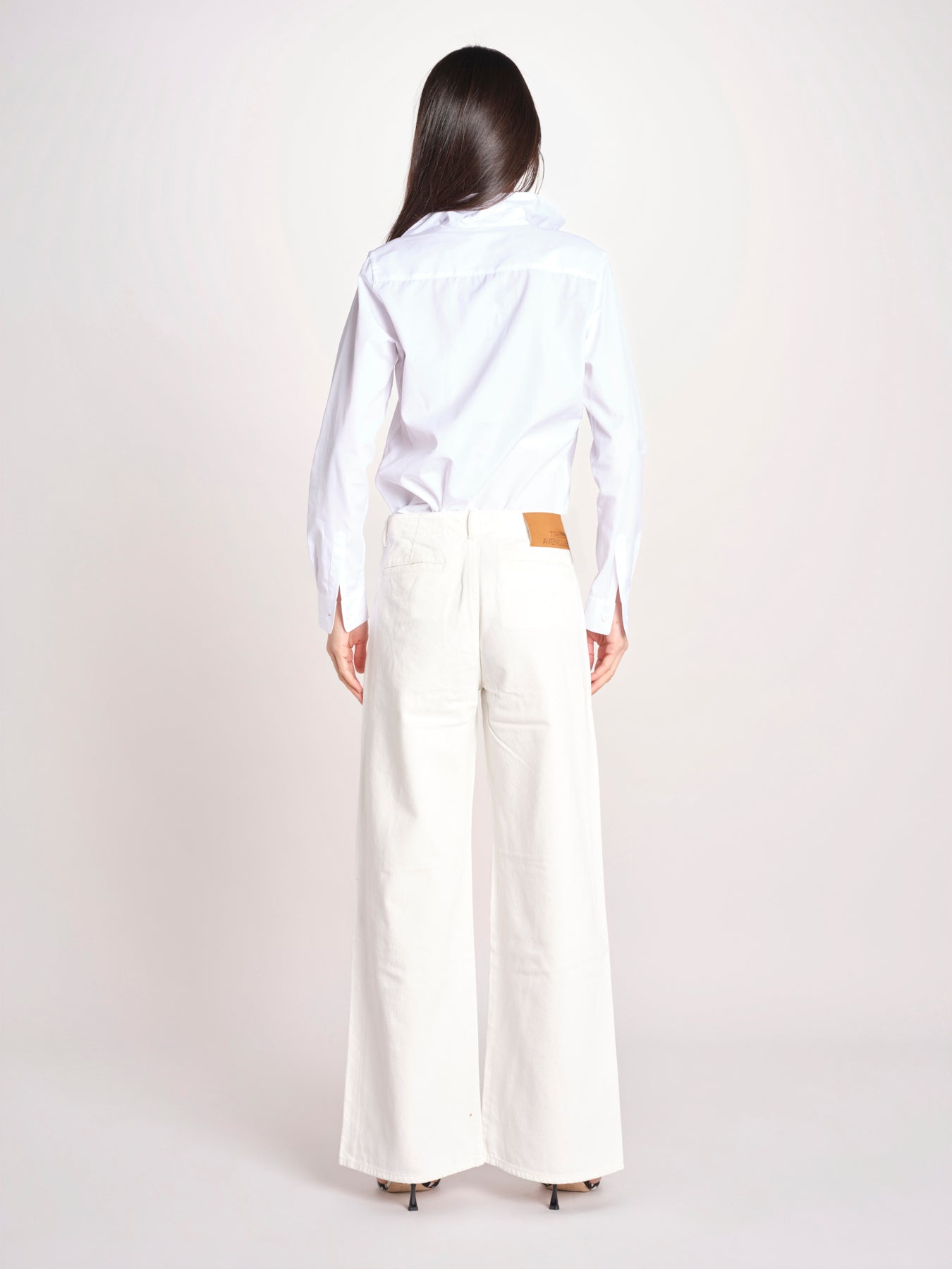 pantalone 5 tasche PIA CONFORTBULL IVORY true avenue 