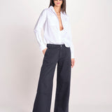 pantalone 5 tasche PIA CONFORTBULL NAVY BLUE true avenue 