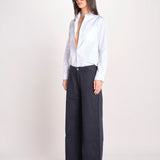 pantalone 5 tasche PIA CONFORTBULL NAVY BLUE true avenue 