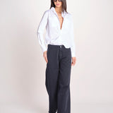 pantalone 5 tasche PIA CONFORTBULL NAVY BLUE true avenue 