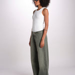 pantalone 5 tasche PIA DENIMCOLOR GREEN true avenue 