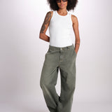 pantalone 5 tasche PIA DENIMCOLOR GREEN true avenue 