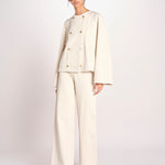 giacca in canvas con bottoni oro SALLY COMFORTBULL NATURAL true avenue 