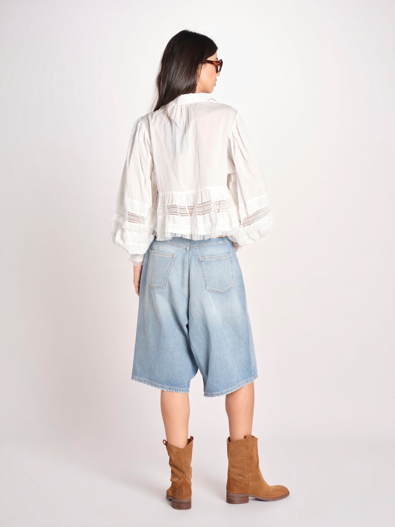 bermuda over in denim SISSI OPENBLUE 3183 true avenue 