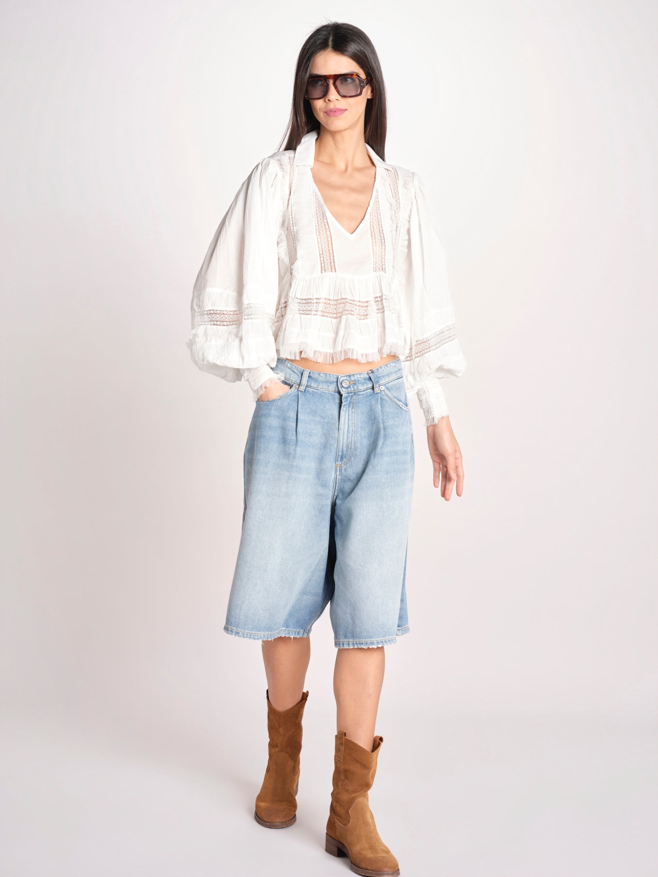 bermuda over in denim SISSI OPENBLUE 3183 true avenue 