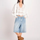 bermuda over in denim SISSI OPENBLUE 3183 true avenue 
