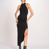 abito lungo con nodo DREAMLIKE NERO undress code 
