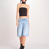 top bustier con collo VIVIAN NERO undress code 