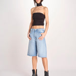 top bustier con collo VIVIAN NERO undress code 