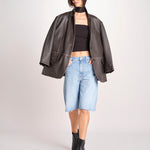 top bustier con collo VIVIAN NERO undress code 