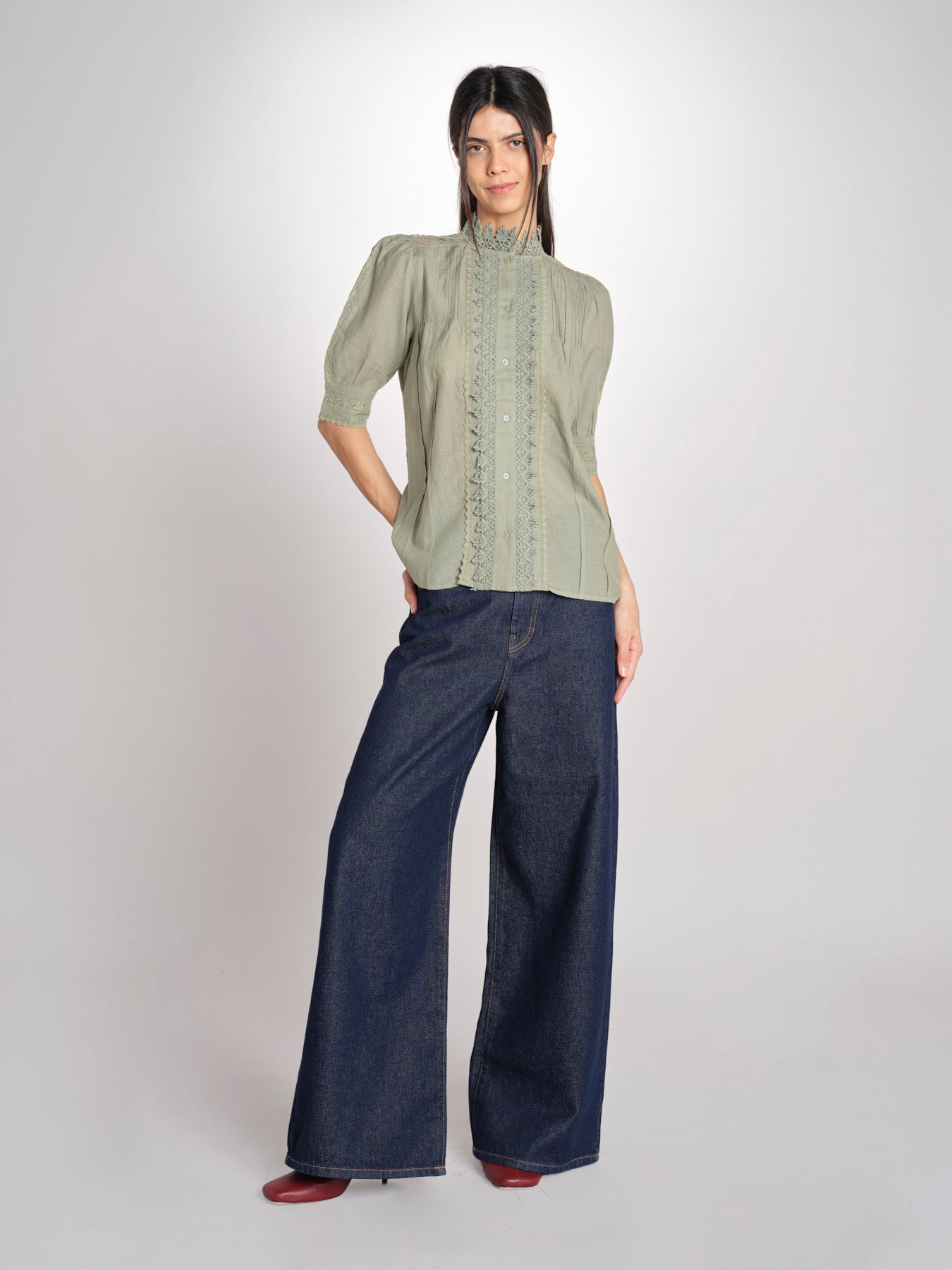 Camicia con ricami ARSENENO 2HVA27-V09783 AMAND vanessa bruno 