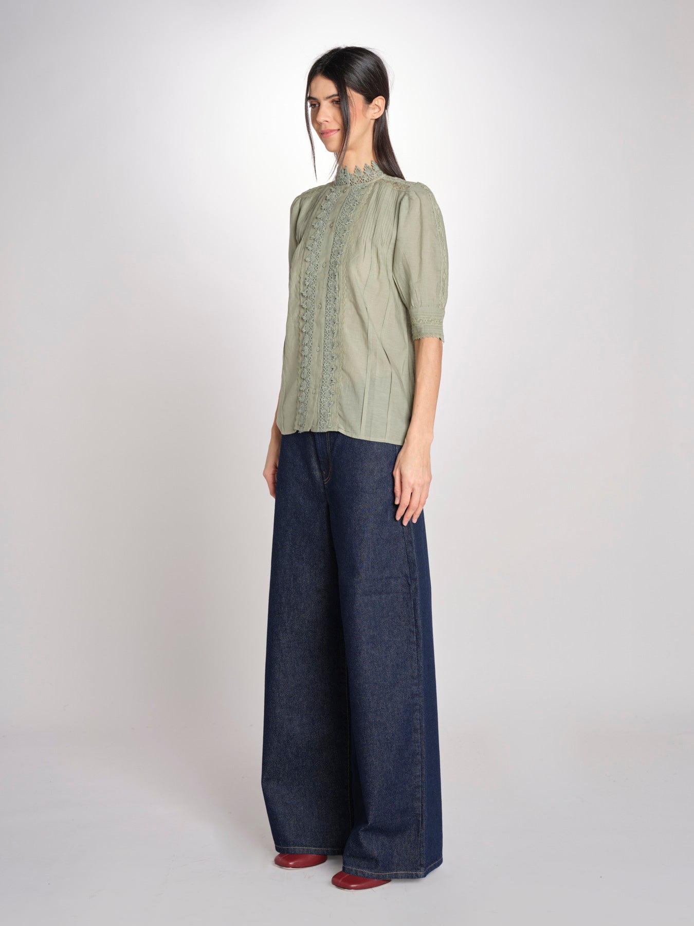 Camicia con ricami ARSENENO 2HVA27-V09783 AMAND vanessa bruno 