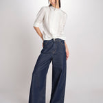 camicia con ricami ARSENENO 2HVA27-V09783 BLANC vanessa bruno 