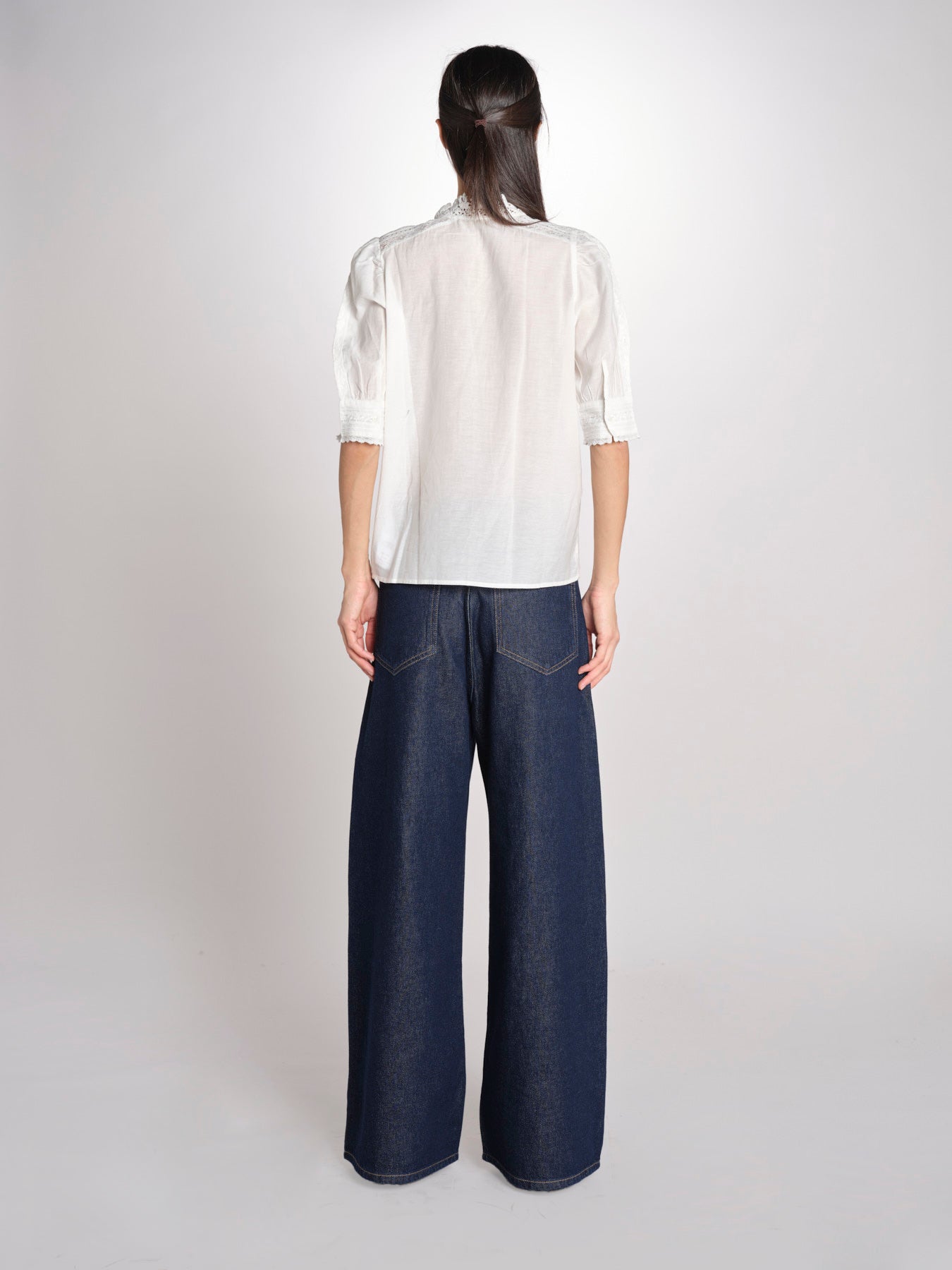 camicia con ricami ARSENENO 2HVA27-V09783 BLANC vanessa bruno 
