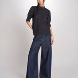 Camicia con ricami ARSENENO 2HVA27-V09783 NOIR vanessa bruno 