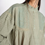 Camicia con ricami nervature DAHALIA 2HVA27-V09771 AMANDE vanessa bruno 