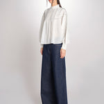 Camicia con ricami DAHALIA 2HVA27-V09771 BLANC vanessa bruno 