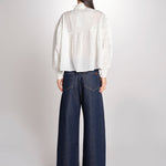 Camicia con ricami DAHALIA 2HVA27-V09771 BLANC vanessa bruno 