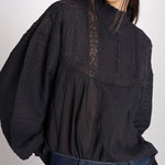 Camicia con nervature DAHALIA 2HVA27-V09771 NOIR vanessa bruno 
