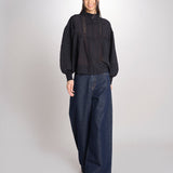 Camicia con nervature DAHALIA 2HVA27-V09771 NOIR vanessa bruno 
