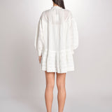 abito con ricami e nervature DIANE  2HVA27-V08718 BLANC vanessa bruno 