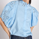 Camicia intarsio FELICE 6eva04-V09829 AZUR vanessa bruno 