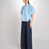 Camicia intarsio FELICE 6eva04-V09829 AZUR vanessa bruno 