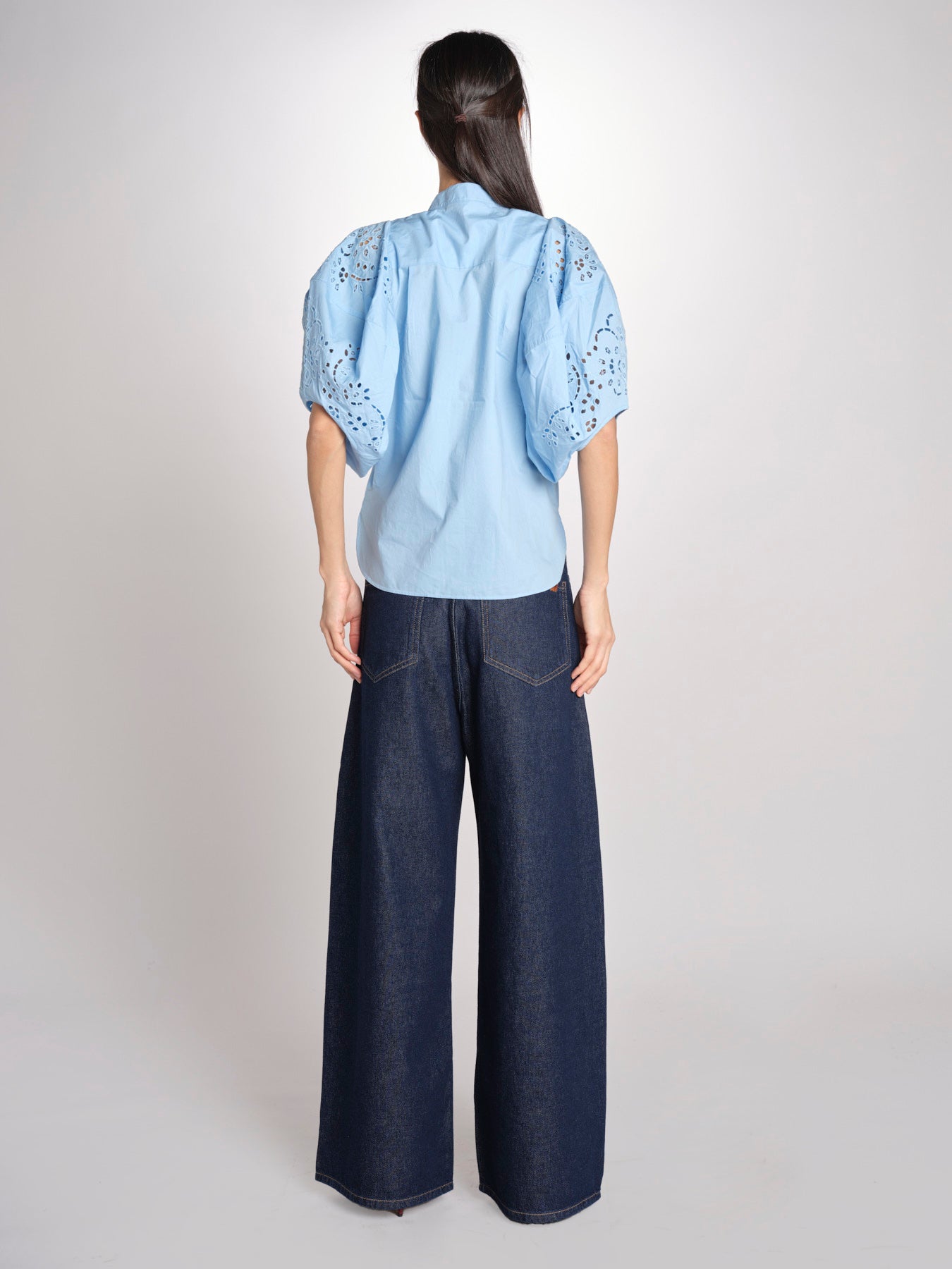 Camicia intarsio FELICE 6eva04-V09829 AZUR vanessa bruno 