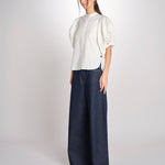 Camicia intarsio FELICE 6eva04-V09829 ECRU vanessa bruno 