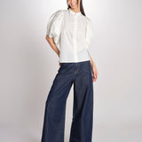 Camicia intarsio FELICE 6eva04-V09829 ECRU vanessa bruno 