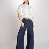 Camicia intarsio FELICE 6eva04-V09829 ECRU vanessa bruno 