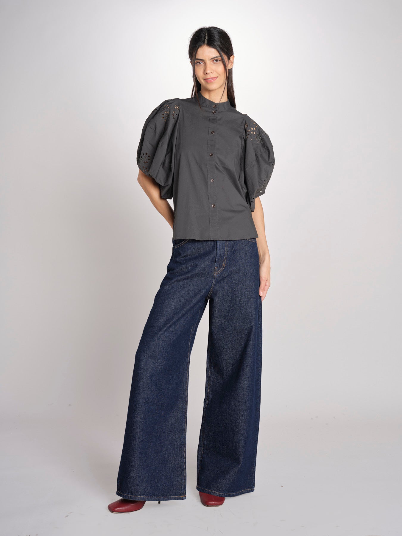 camicia intarsio FELICE 6eva04-V09829 ORAGE vanessa bruno 
