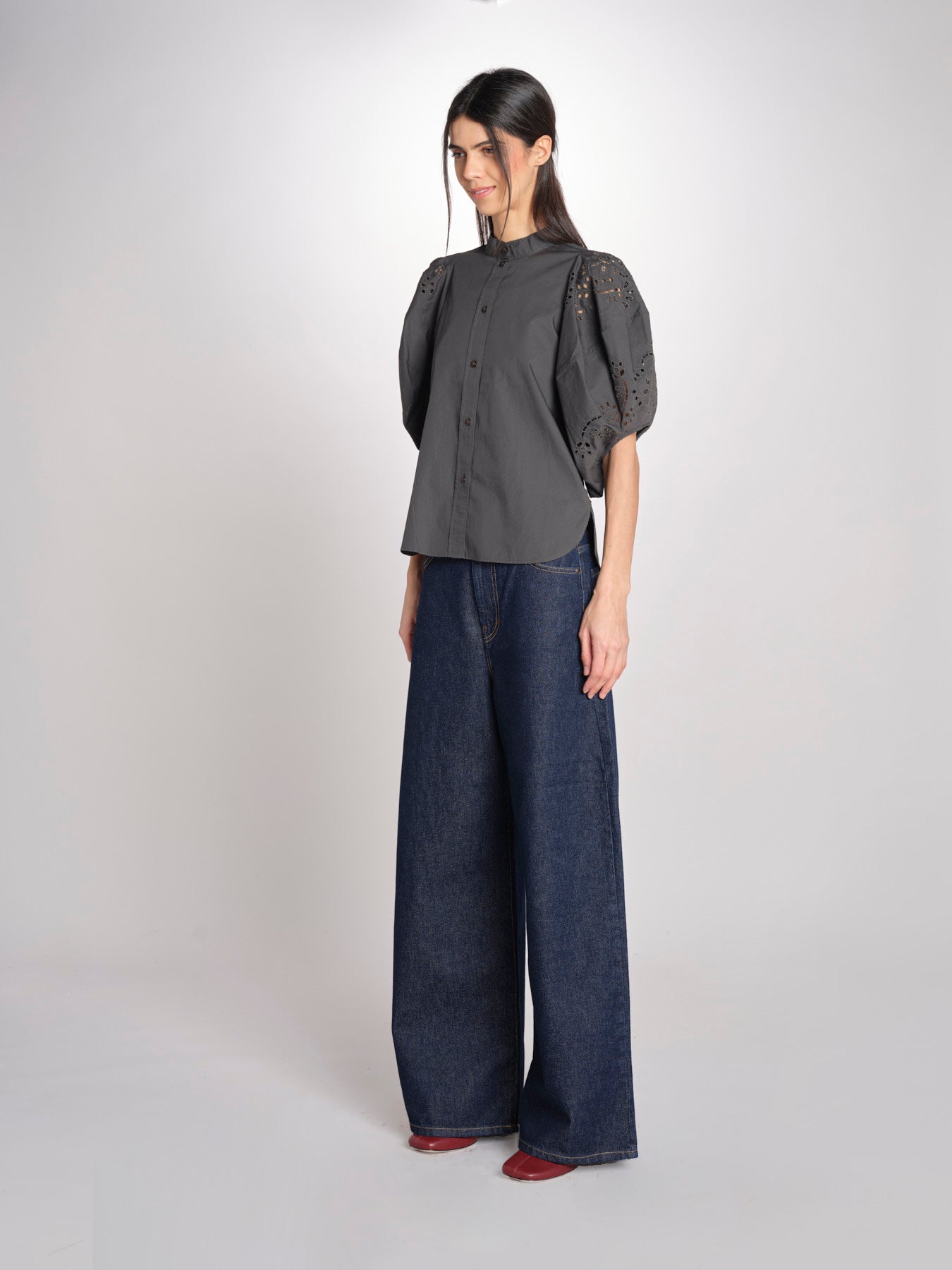camicia intarsio FELICE 6eva04-V09829 ORAGE vanessa bruno 
