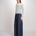 T-shirt a righe GABY 6EVB05-V13744 ECRU MARINE vanessa bruno 
