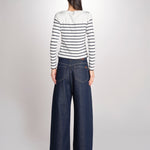 T-shirt a righe GABY 6EVB05-V13744 ECRU MARINE vanessa bruno 