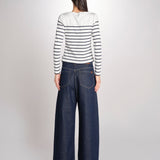 T-shirt a righe GABY 6EVB05-V13744 ECRU MARINE vanessa bruno 