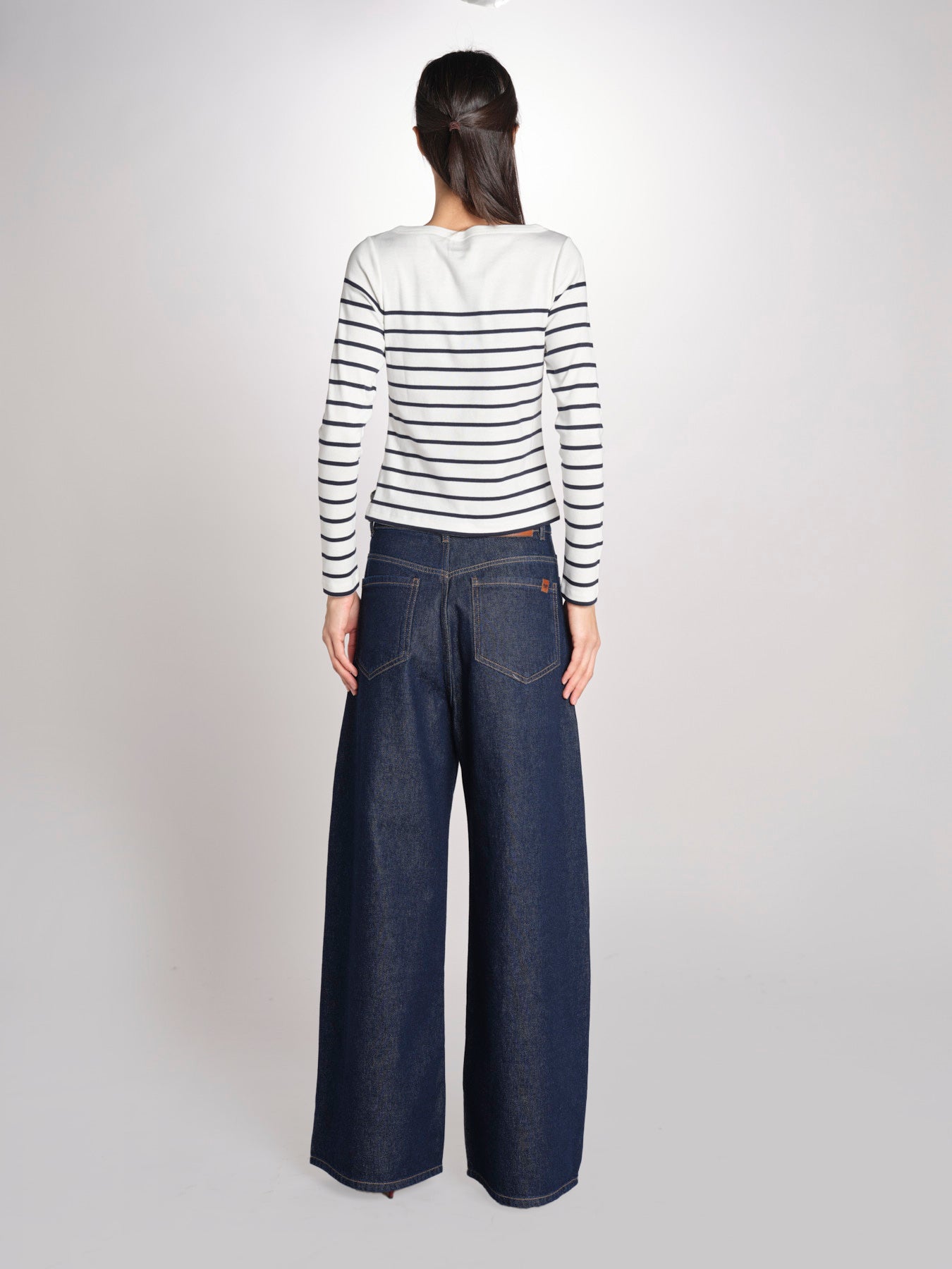T-shirt a righe GABY 6EVB05-V13744 ECRU MARINE vanessa bruno 
