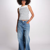 top a righe GAIA 6EVB01-V13745 ECRU vanessa bruno 