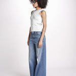 Top a costine GAIA 6EVB05-V13745 ECRU vanessa bruno 