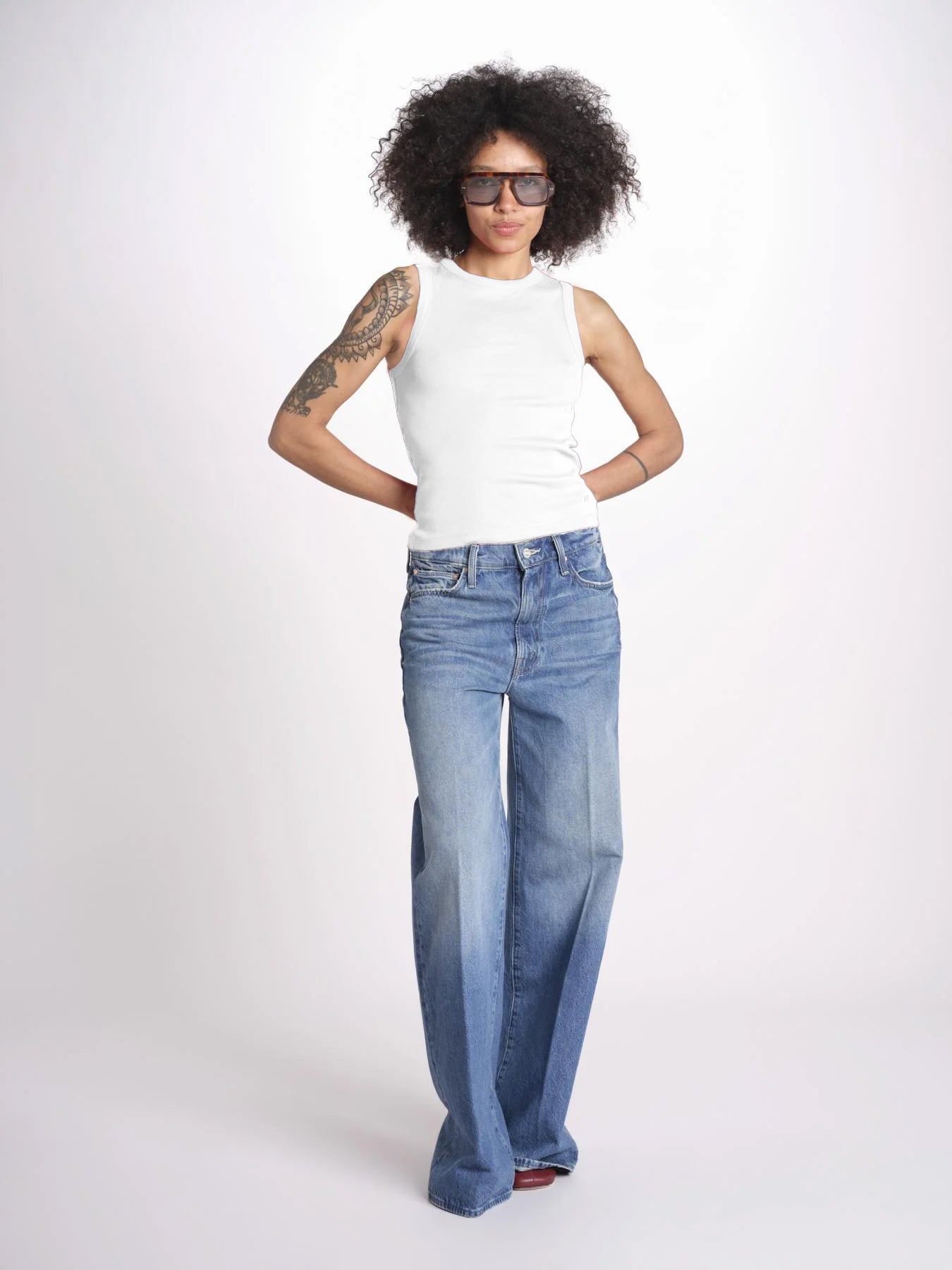 Top a costine GAIA 6EVB05-V13745 ECRU vanessa bruno 