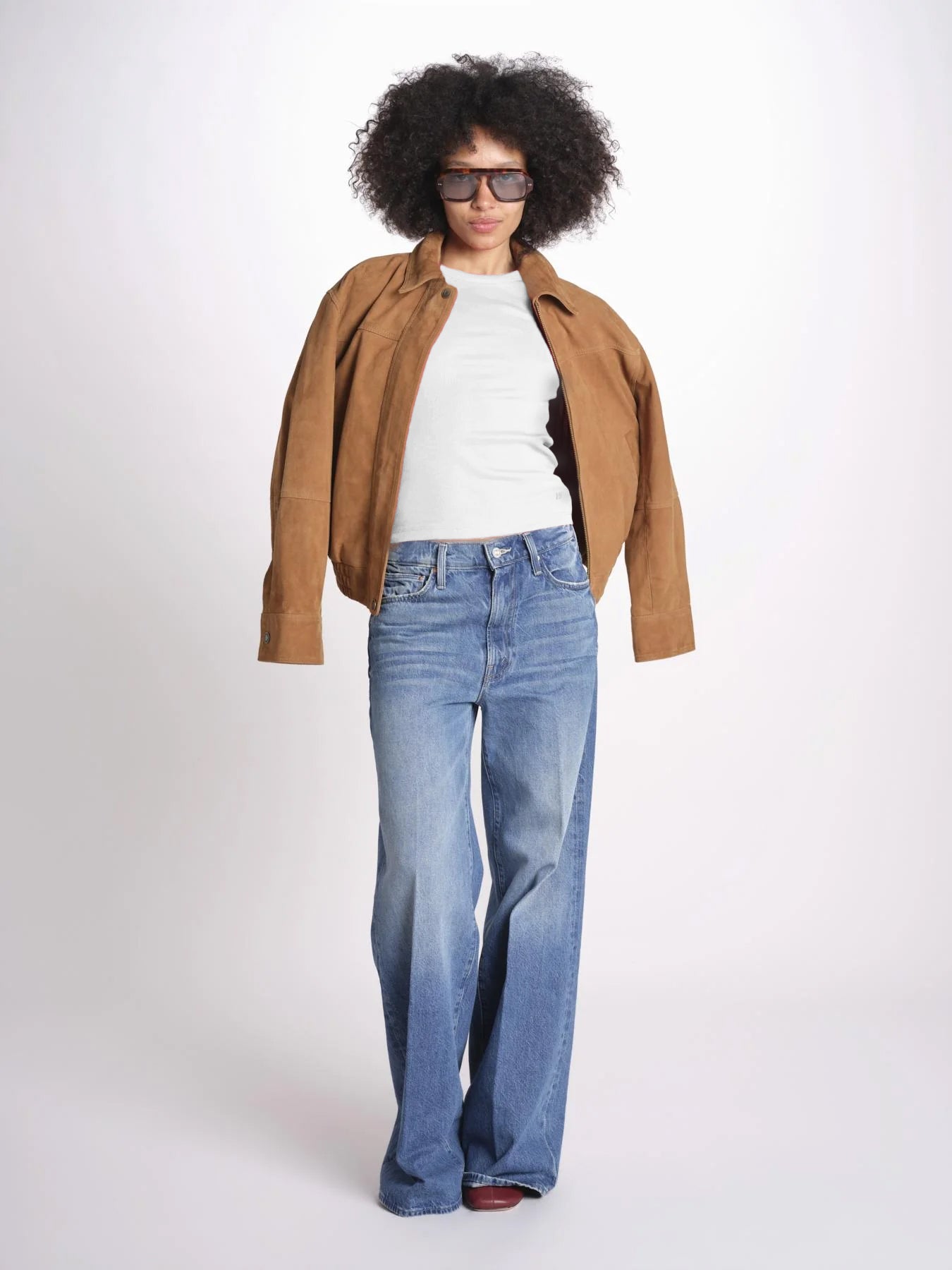Top a costine GAIA 6EVB05-V13745 ECRU vanessa bruno 