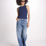 Top a righe GAIA 6EVB05-V13745 NAVY vanessa bruno 