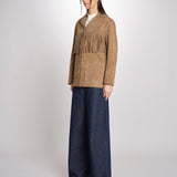 Giacca con frange GALEN 6EVH01-V03748 ARGILE vanessa bruno 