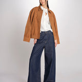 Giubbino in camoscio GAND 6EVH01-V03750 CAMEL vanessa bruno 