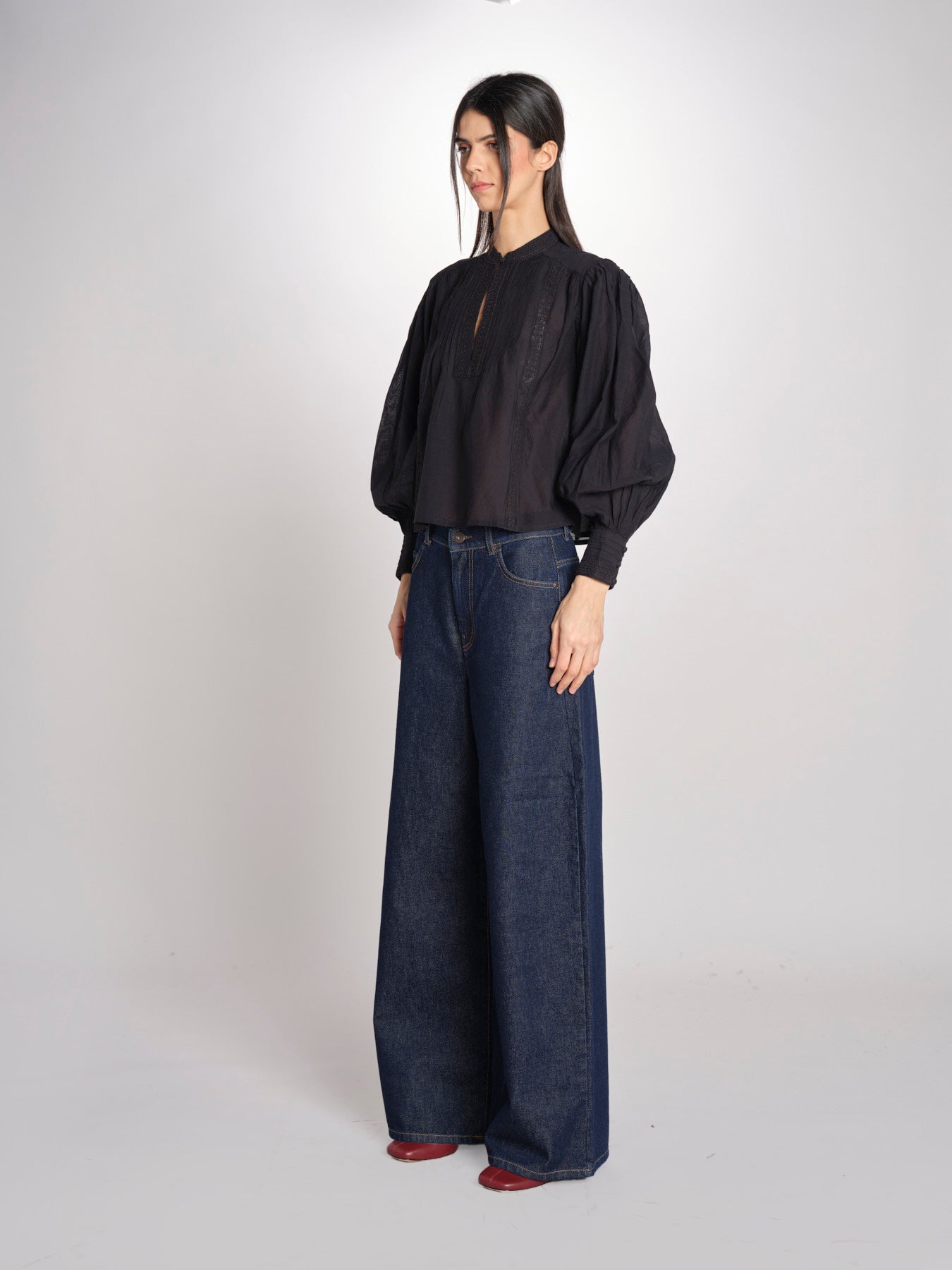 Camicia voille GANIA 2HVA27-V09847 NOIR vanessa bruno 